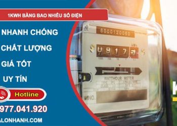 tính 1kwh bằng bao nhiêu số điện