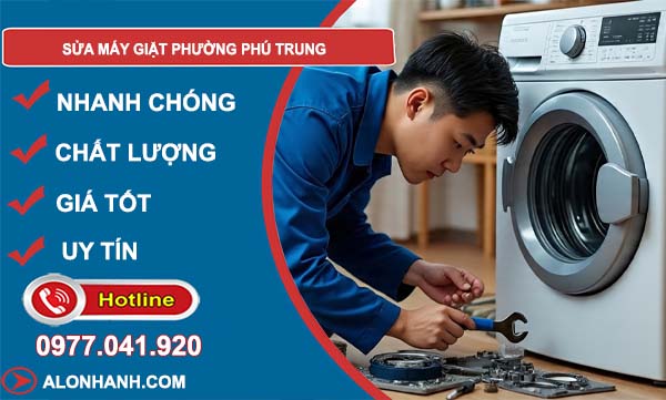 sửa máy giặt phường phú trung