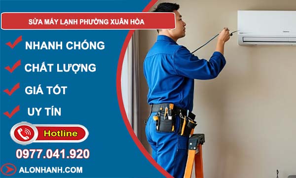 sửa máy lạnh phường xuân hoà
