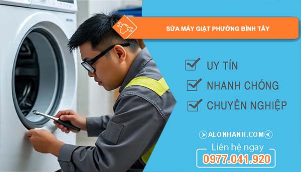 sửa máy giặt phường bình tây uy tín