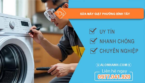 sửa máy giặt phường bình tây