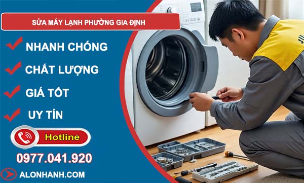 sửa máy giặt phường gia định uy tín