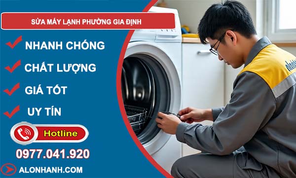 sửa máy giặt phường gia định