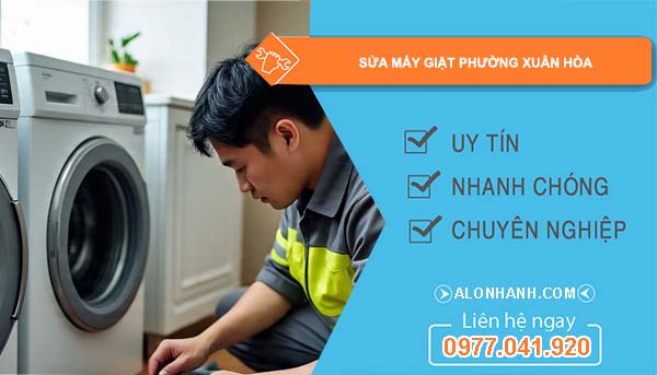 sửa máy giặt phường xuân hòa