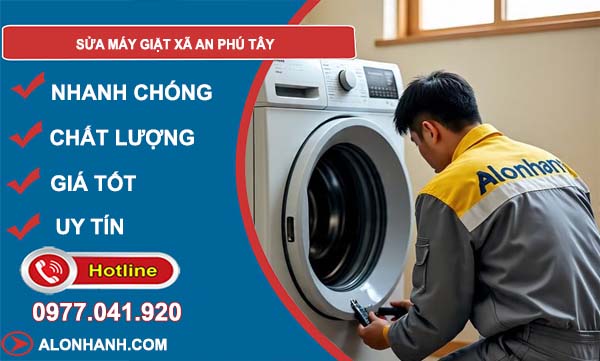 sửa máy giặt xã an phú tây giá rẻ