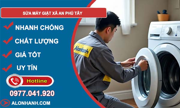 sửa máy giặt xã an phú tây
