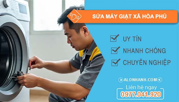 sửa máy giặt xã hòa phú