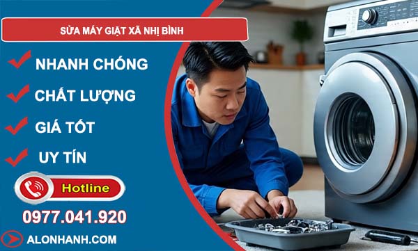 sửa máy giặt xã nhị bình giá rẻ