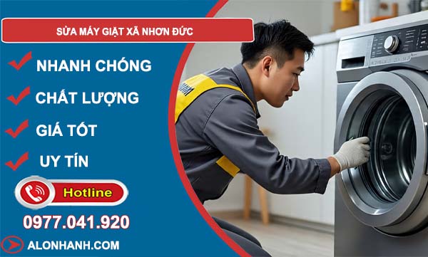 sửa máy giặt xã nhơn đức giá rẻ