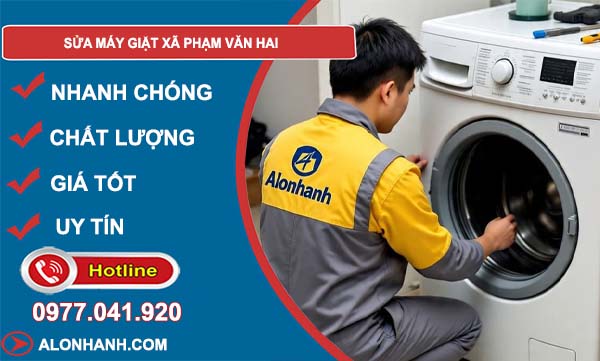 sửa máy giặt xã phạm văn hai giá rẻ