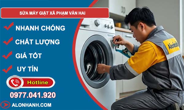 sửa máy giặt xã phạm văn hai uy tín