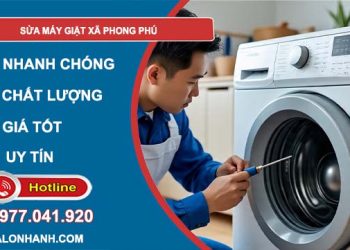 sửa máy giặt xã phong phú uy tín