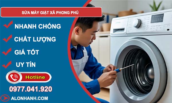 sửa máy giặt xã phong phú uy tín