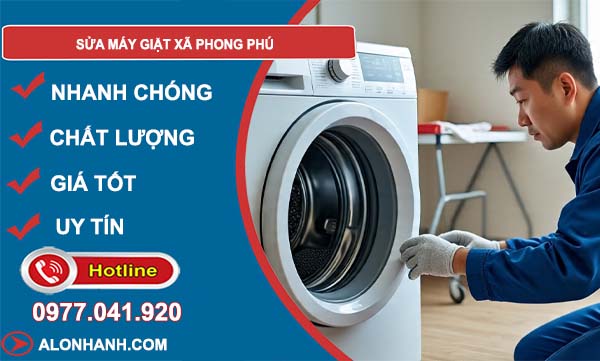 sửa máy giặt xã phong phú