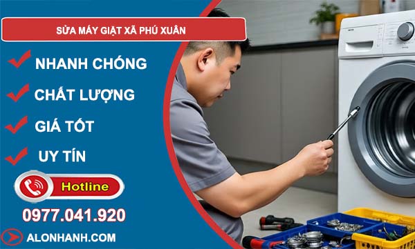 sửa máy giặt xã phú xuân uy tín