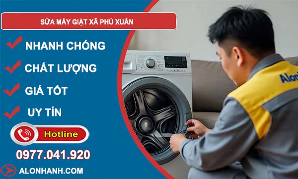 sửa máy giặt xã phú xuân
