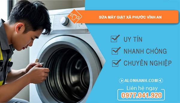 sửa máy giặt xã phước vĩnh an giá rẻ