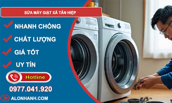 sửa máy giặt xã tân hiệp uy tín