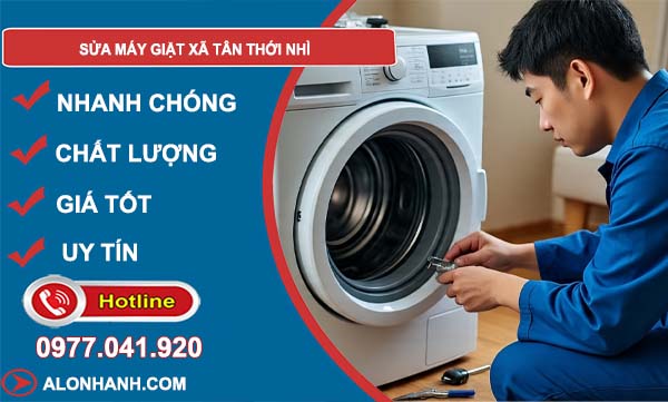sửa máy giặt xã tân thới nhì giá rẻ