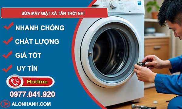 sửa máy giặt xã tân thới nhì uy tín