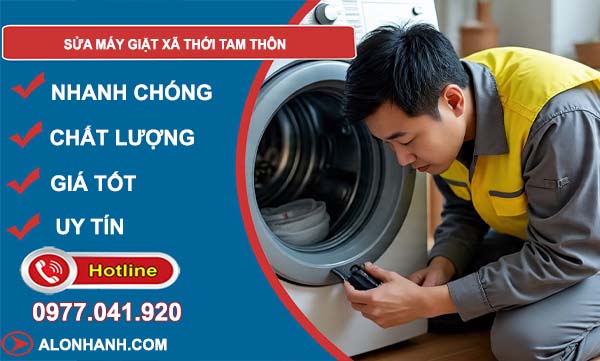 sửa máy giặt xã thới tam thôn uy tín