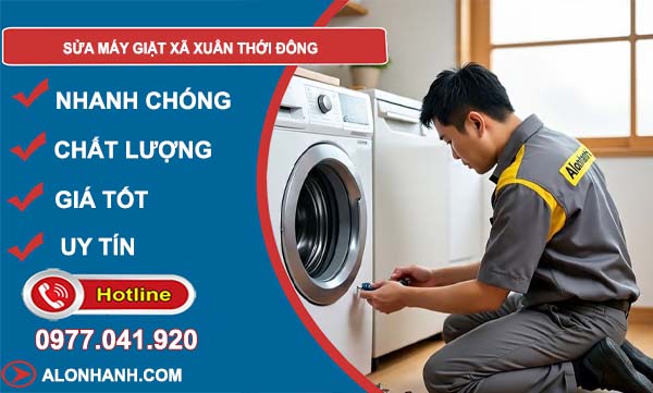 sửa máy giặt xã xuân thới đông
