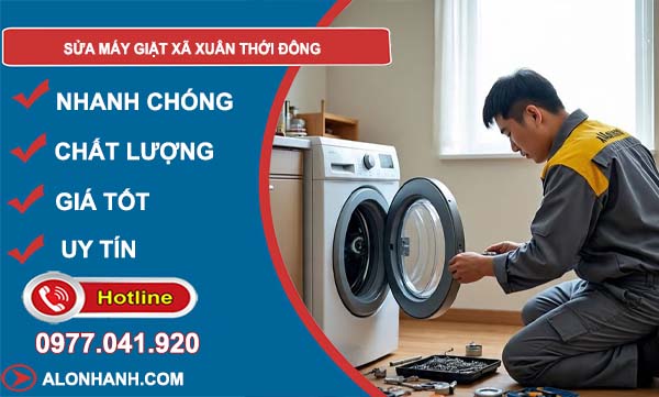 sửa máy giặt xã xuân thới đông giá rẻ
