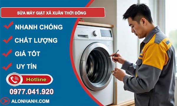 sửa máy giặt xã xuân thới đông uy tín