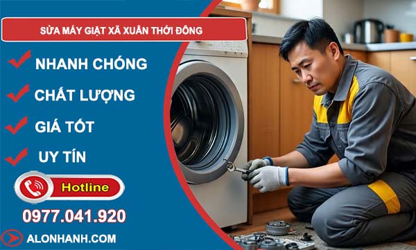 sửa máy giặt xã xuân thới đông