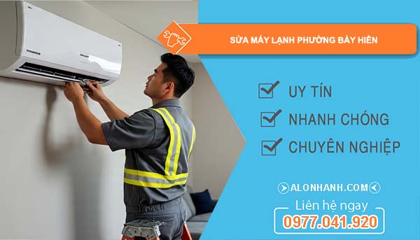 sửa máy lạnh phường bảy hiền