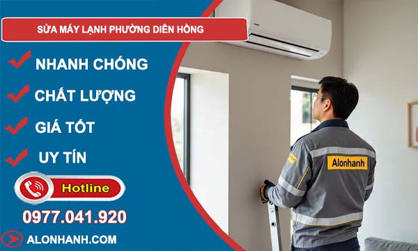 sửa máy lạnh phường diên hồng
