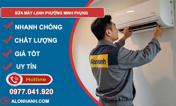 sửa máy lạnh phường minh phụng giá rẻ