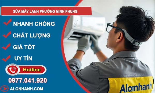 sửa máy lạnh phường minh phụng uy tín