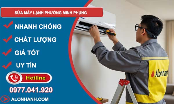 sửa máy lạnh phường minh phụng