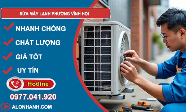 sửa máy lạnh phường vĩnh hội