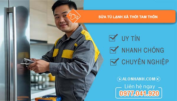 sửa tủ lạnh xã thới tam thôn giá rẻ