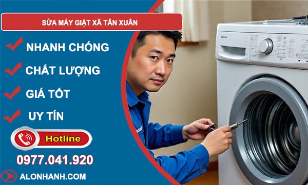 sửa máy giặt xã tân xuân
