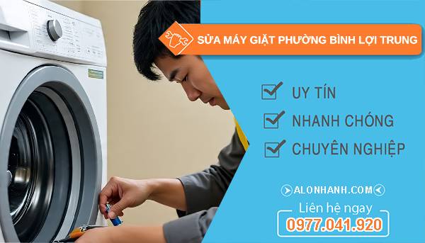 sửa máy giặt phường bình lợi trung