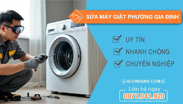 sửa máy giặt phường gia định giá rẻ