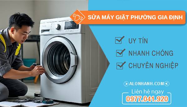 sửa máy giặt phường gia định uy tín