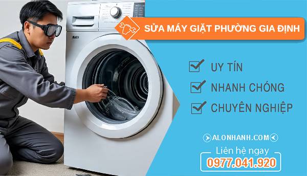 sửa máy giặt phường gia định