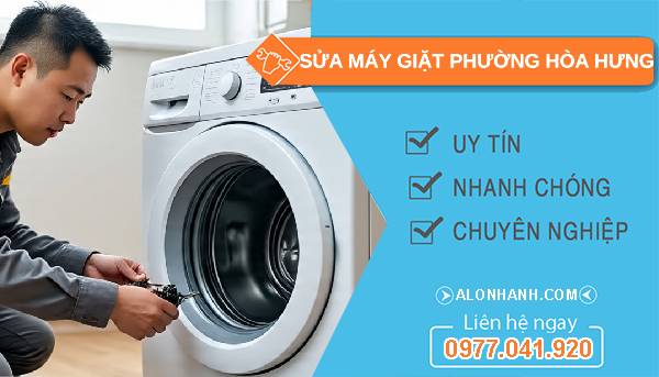 sửa máy giặt phường hoà hưng uy tín