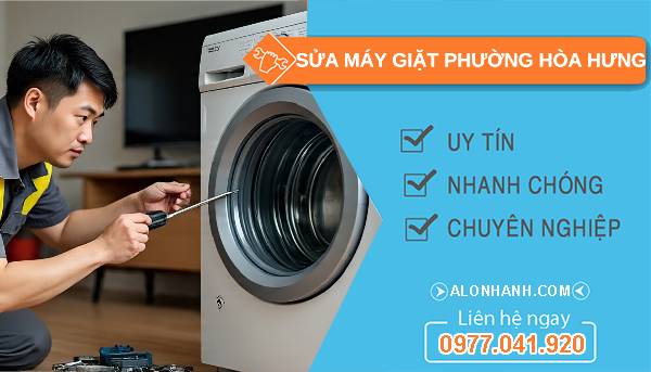sửa máy giặt phường hoà hưng