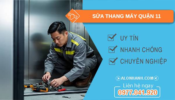 sửa thang máy quận 11 uy tín 