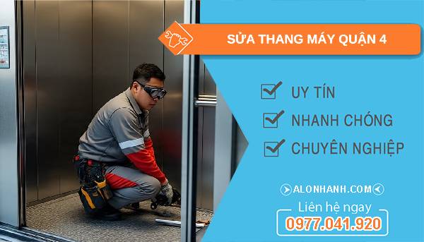 sửa thang máy quận 4