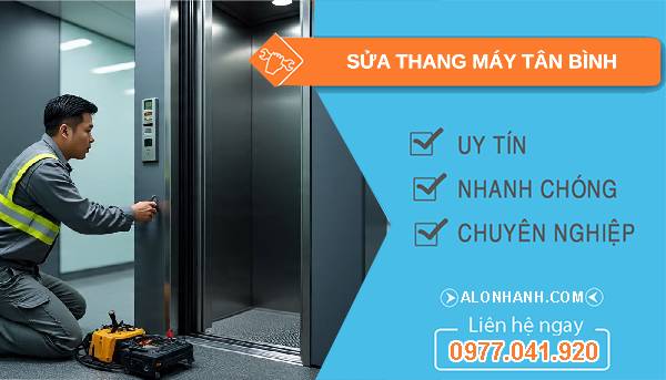 sửa thang máy tân bình