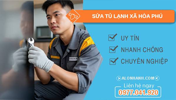 sửa tủ lạnh xã hoà phú uy tín