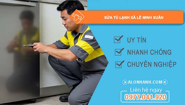 sửa tủ lạnh xã lê minh xuân