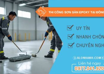 thi công sơn sàn epoxy tại đồng xoài