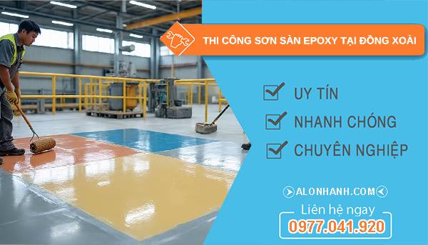 thi công sơn sàn epoxy tại uy tín